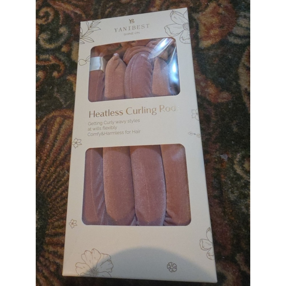 YaniBest Heatless Curling Rods for Effortless Wavy Styles Brand New